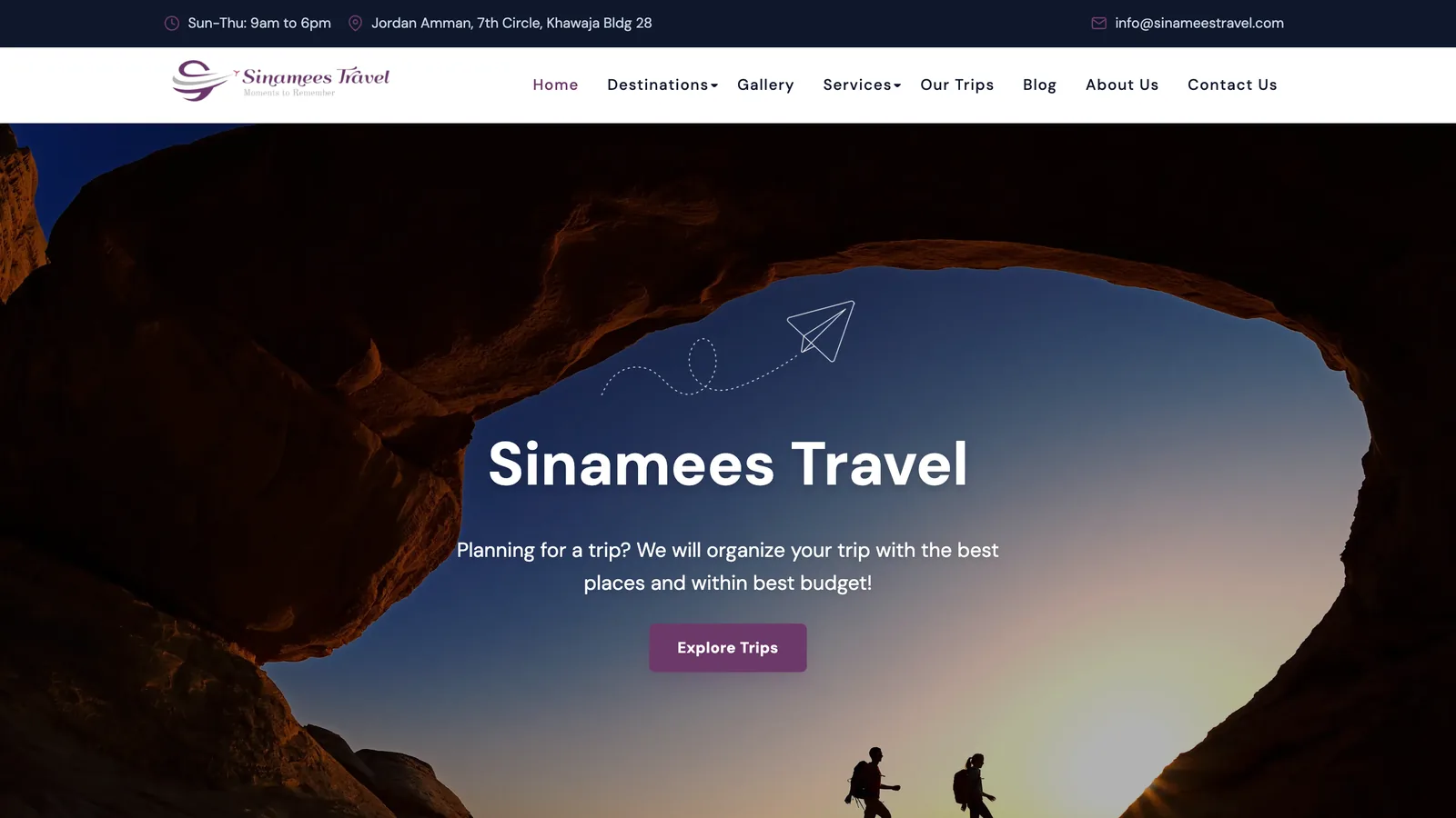 Sinamees Travel — product screenshot